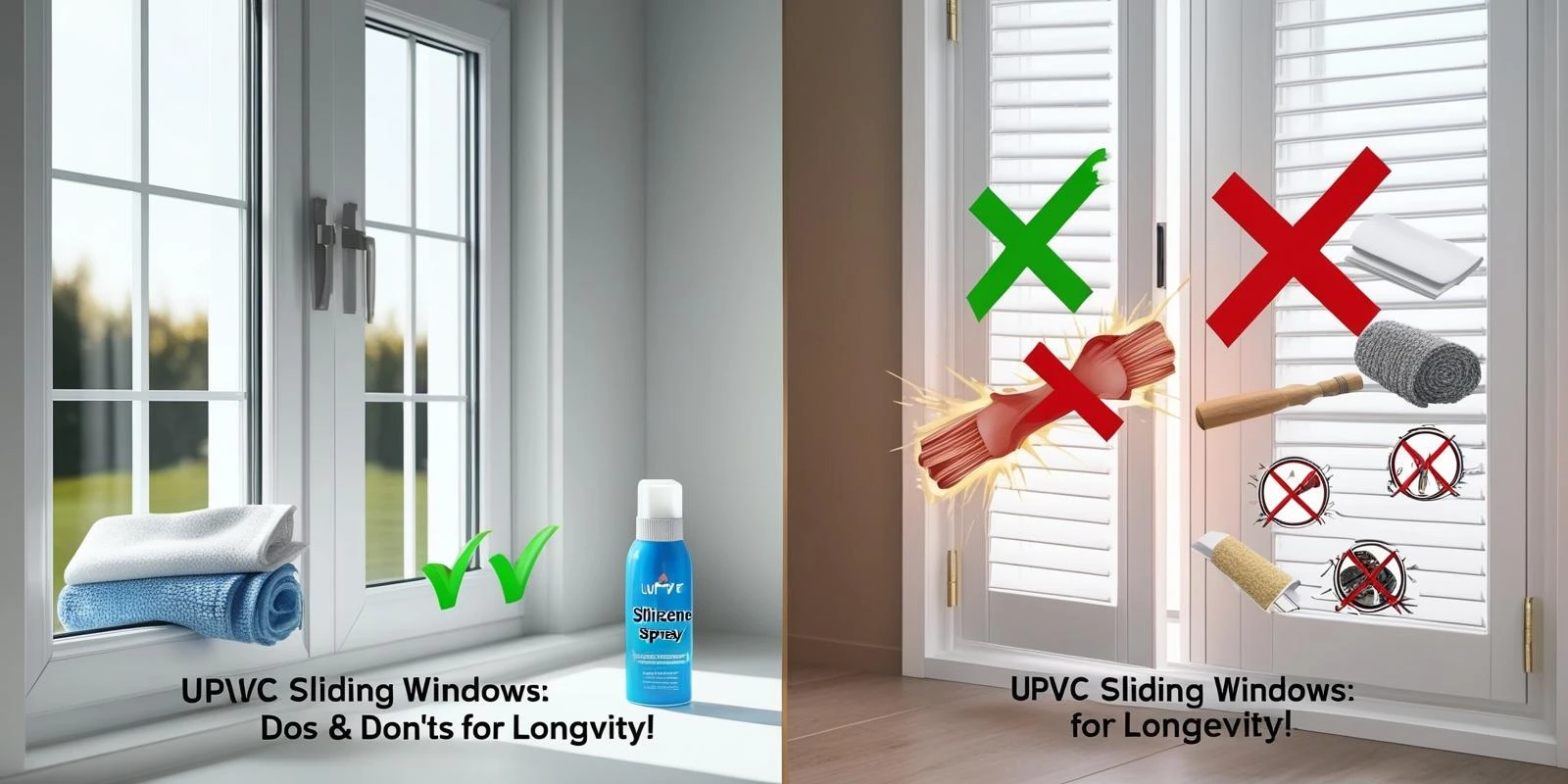 UPVC Sliding Windows & Doors: Dos and Don’ts for Longevity"**